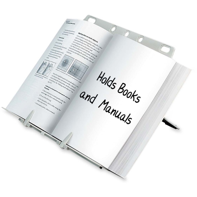 Fellowes Booklift Copyholder - Letter, Platinum 21100