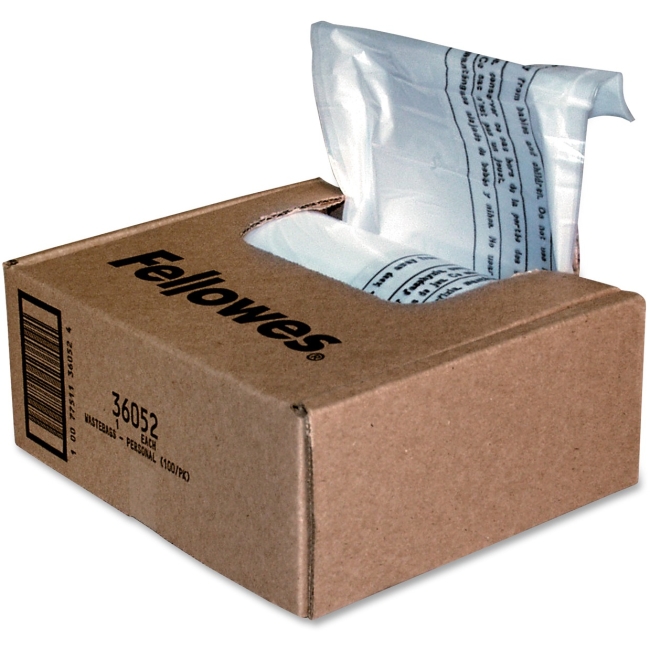 Fellowes Waste Bags for Small Office / Home Office Shredders 36052