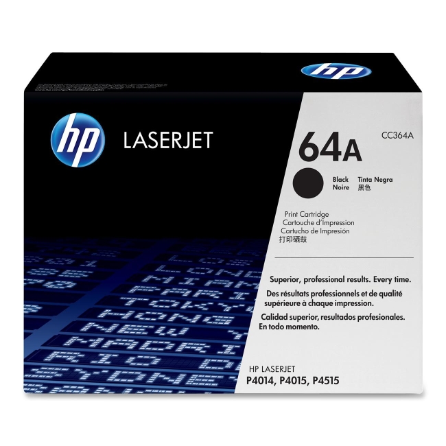 HP (CC3) Black Original LaserJet Toner Cartridge CC364A 64A
