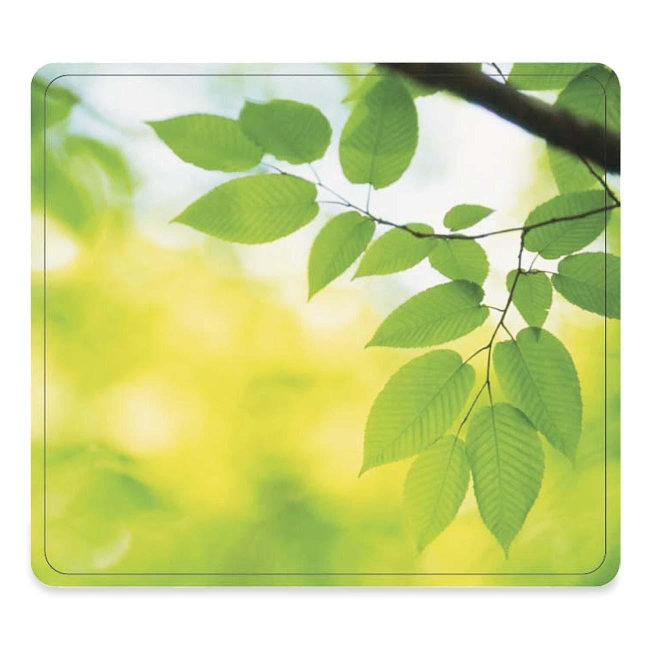 Fellowes Recycled Mouse Pad - Leaves - TAA Compliant 5903801