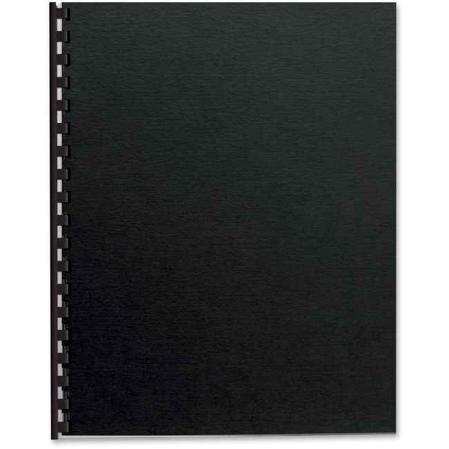 Fellowes Futura Presentation Covers - Letter, Black, 25 pack 5224901
