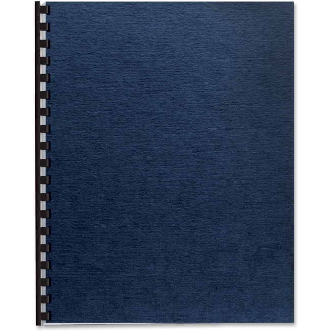 Fellowes Linen Presentation Covers - Oversize Letter, Navy, 200 Pack 52113