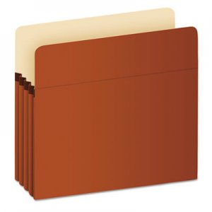 Pendaflex Pocket File, 3.5" Expansion, Letter Size, Red Fiber PFXS24E S24E
