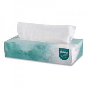 Kleenex Naturals Facial Tissue, 2-Ply, White, 125 Sheets/Box, 48 Boxes/Carton KCC21601 21601