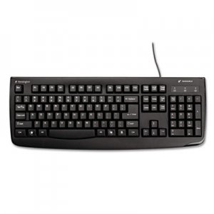 Kensington Pro Fit USB Washable Keyboard, 104 Keys, Black KMW64407 K64407US