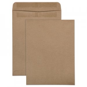 Quality Park 100% Recycled Brown Kraft Redi-Seal Envelope, #10 1/2, Cheese Blade Flap, Redi-Seal Closure, 9 x