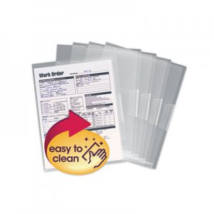 Smead Poly Translucent Project Jackets, Letter Size, Clear, 5/Pack SMD85751 85751