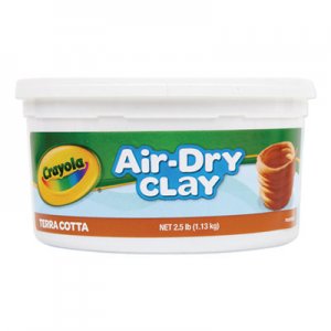 Crayola Air-Dry Clay, Terra Cotta, 2 1/2 lbs CYO575064 575064