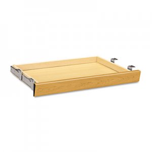 HON Laminate Angled Center Drawer, 26w x 15.38d x 2.5h, Harvest HON1526C H1526.C