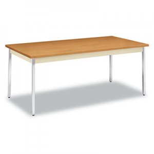 HON Utility Table, Rectangular, 72w x 36d x 29h, Harvest/Putty HONUTM3672CLCHR HUTM3672.C.L.CHR