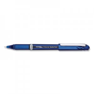 Pentel EnerGel NV Stick Gel Pen, 0.5 mm Needle Tip, Blue Ink/Barrel, Dozen PENBLN25C BLN25C
