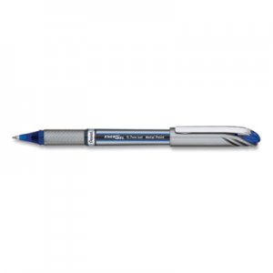 Pentel EnerGel NV Stick Gel Pen, 0.7 mm Metal Tip, Blue Ink/Barrel, Dozen PENBL27C BL27C