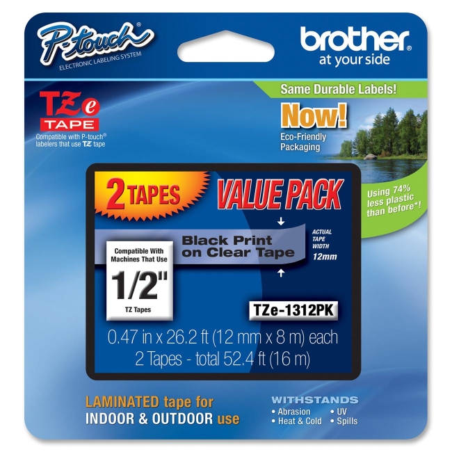 Brother TZ Label Tape Cartridge TZE1312PK