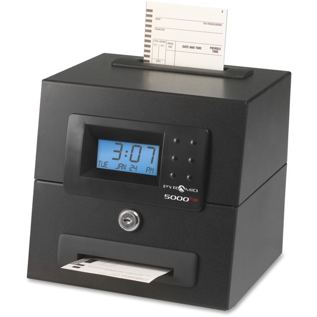 Pyramid Time Heavy Duty Auto Totaling Time Clock 5000HD