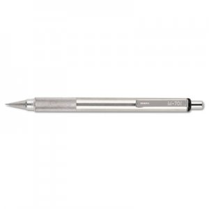 Zebra M-701 Mechanical Pencil, 0.7 mm, HB (#2.5), Black Lead, Silver Barrel ZEB59411 59411