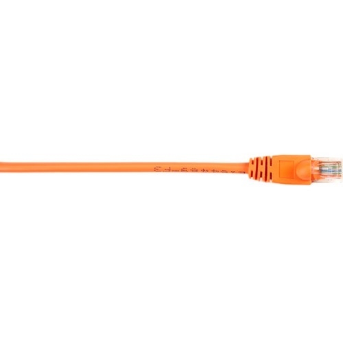 Black Box CAT5e Value Line Patch Cable, Stranded, Orange, 4-ft. (1.2-m) CAT5EPC-004-OR