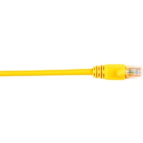 Black Box CAT5e Value Line Patch Cable, Stranded, Yellow, 6-ft. (1.8-m) CAT5EPC-006-YL