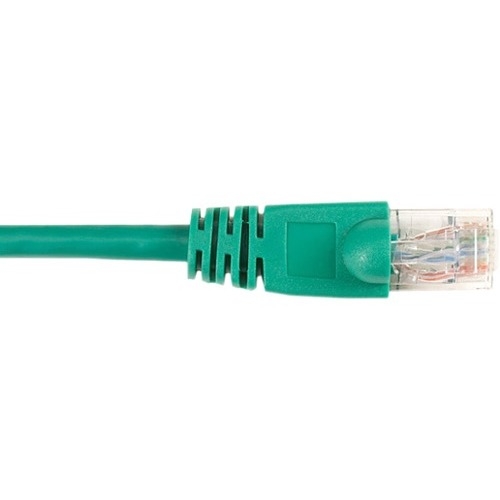 Black Box CAT6 Value Line Patch Cable, Stranded, Green, 4-ft. (1.2-m) CAT6PC-004-GN