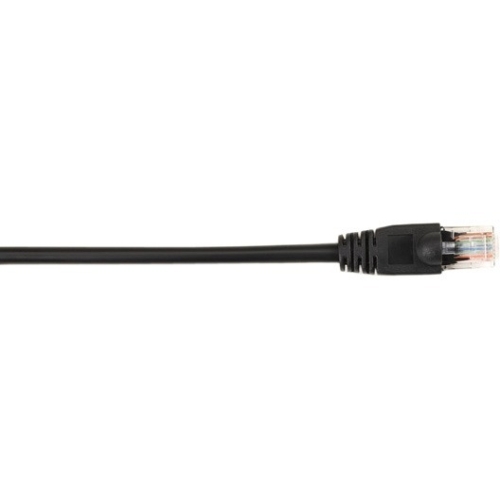 Black Box CAT6 Value Line Patch Cable, Stranded, Black, 2-ft. (0.6-m) CAT6PC-002-BK