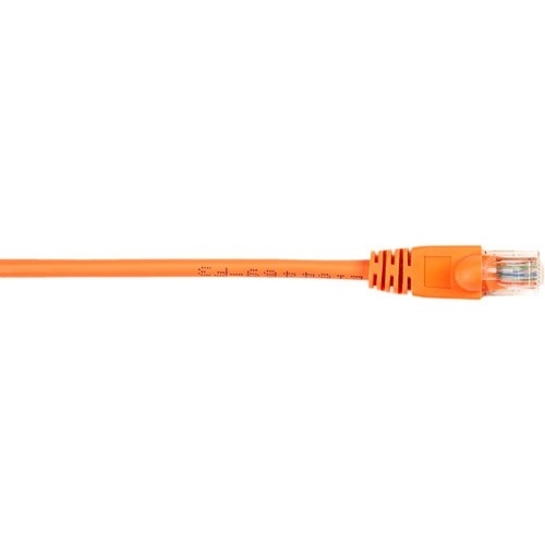 Black Box CAT5e Value Line Patch Cable, Stranded, Orange, 2-ft. (0.6-m) CAT5EPC-002-OR