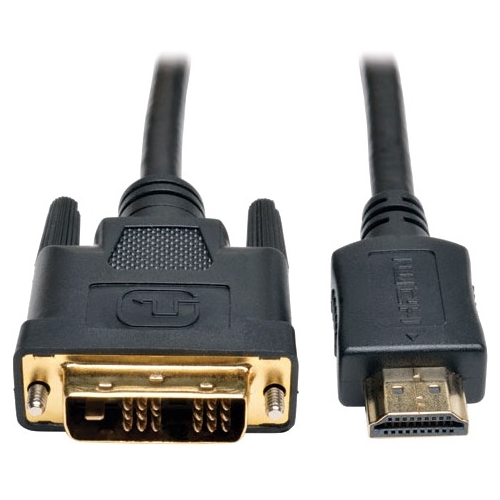Tripp Lite 12-ft. HDMI to DVI Gold Digital Video Cable (HDMI-M / DVI-M) P566-012
