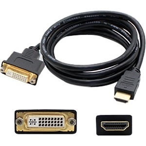 AddOn HDMI to DVI-D Adapter Cable - M/F HDMI2DVID