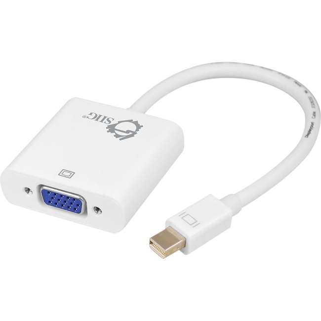 SIIG Mini DisplayPort to VGA Adapter Converter CB-DP0R11-S1