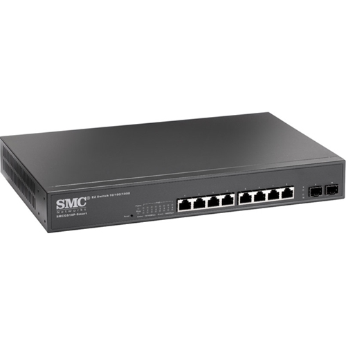 SMC Networks Gigabit Ethernet PoE Smart Switch SMCGS10P-SMART NA SMCGS10P-SMART