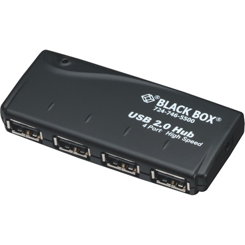 Black Box USB 2.0 Hub, 4-Port IC147A-R3