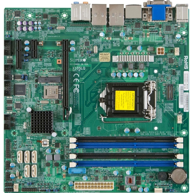 Supermicro Desktop Motherboard MBD-X10SLQ-L-O X10SLQ-L