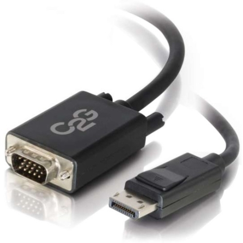 C2G 3ft DisplayPort Male to VGA Male Adapter Cable - Black 54331