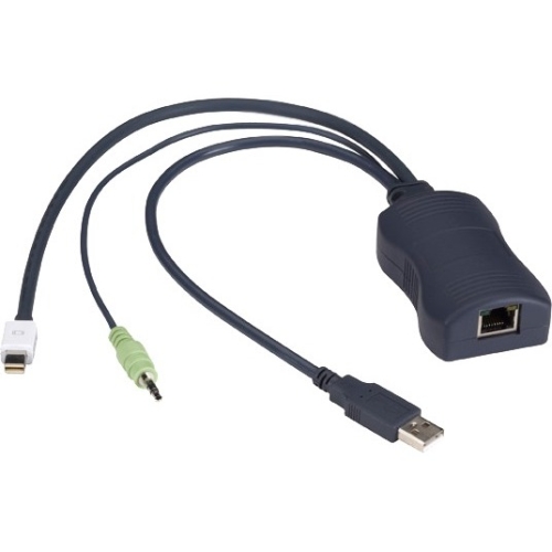 Black Box ServSwitch CX Server Access Module, USB, Mini DisplayPort, Audio KV1409A