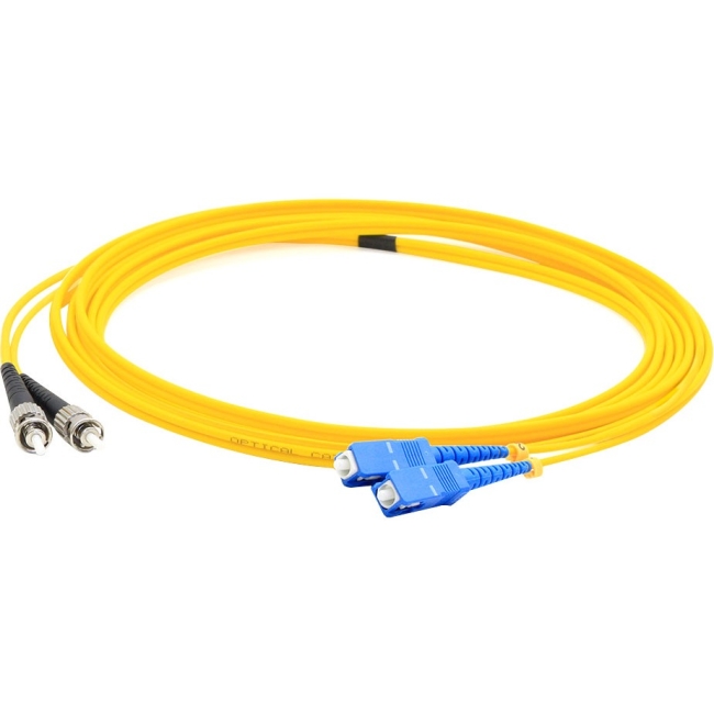 AddOn 5m Single-Mode fiber (SMF) Simplex ST/SC OS1 Yellow Patch Cable ADD-ST-SC-5MS9SMF