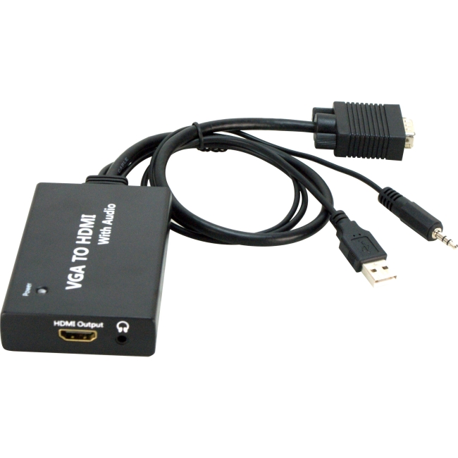 Bytecc VGA to HDMI Converter With Audio and USB for Power HM-CV030