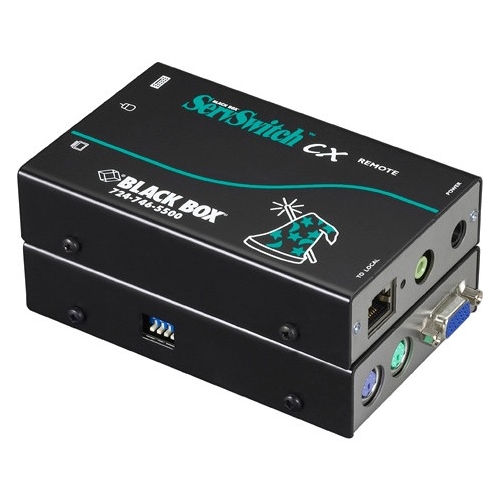 Black Box ServSwitch CX Remote Unit, PS/2 with Audio and Skew Compensation KV04AS-REM