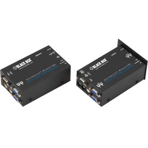 Black Box ServSwitch Wizard USB SRX KVM Extenders, Dual-Video, USB, Audio, and RS-232 ACU5052A