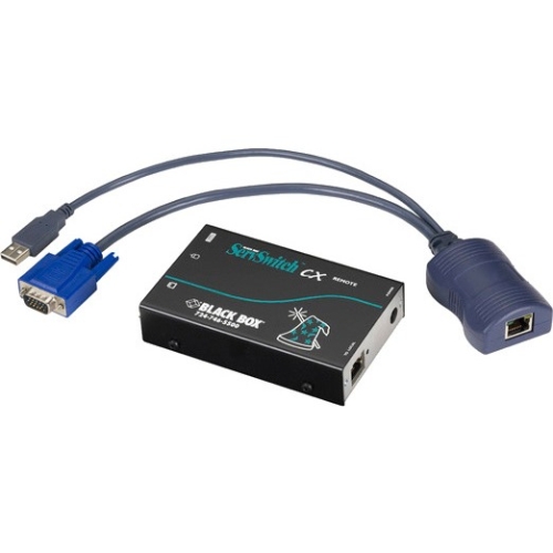 Black Box Low-Cost ServSwitch Wizard Extender Kit for PS/2 Console and USB Computer ACU5002A