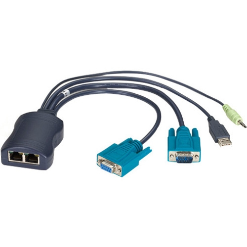 Black Box ServSwitch CX Dual CATx Server Access Module, USB and Audio KV1406A
