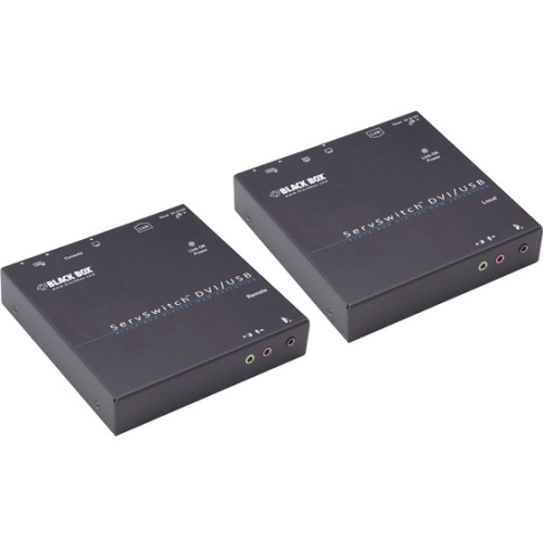 Black Box ServSwitch DVI-D USB KVM-over-Fiber Extender, Single-Mode ACS261A-SM