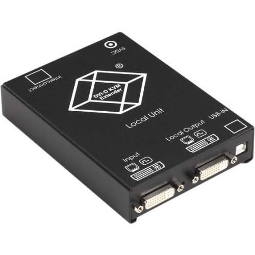 Black Box ServSwitch Single DVI CATx KVM Extender, USB, Transmitter ACS4001A-R2-T