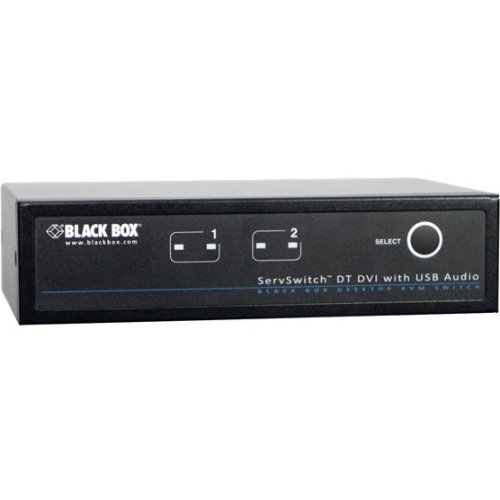 Black Box ServSwitch DT DVI with Bidirectional Audio, 2-Port KV9632A