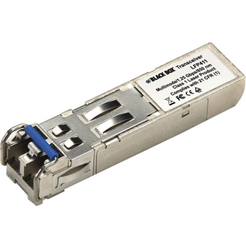 Black Box SFP, 1250-Mbps Fiber with Extended Diagnostics, 850-nm Multimode, LC, 550 m LFP411