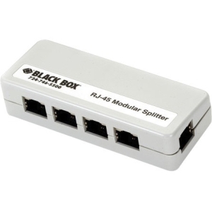 Black Box RJ-45 Modular Splitter, 5-Position, 8 x 8, Shielded, B Pinning FM815-R2