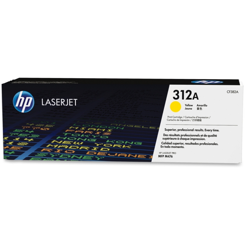 HP Yellow Original LaserJet Toner Cartridge CF382A HEWCF382A 312A