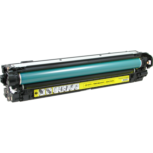 V7 Yellow Toner Cartridge, Yellow For HP Color LaserJet Enterprise CP5520, CP552 V75525Y