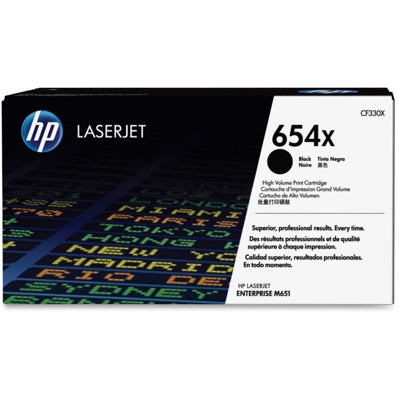 HP High Yield Black Original LaserJet Toner Cartridge CF330X HEWCF330X 654X