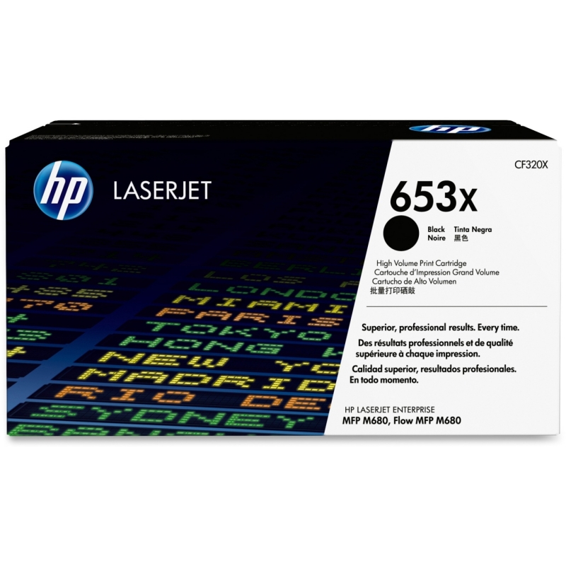 HP High Yield Black Original LaserJet Toner Cartridge CF320X HEWCF320X 653X