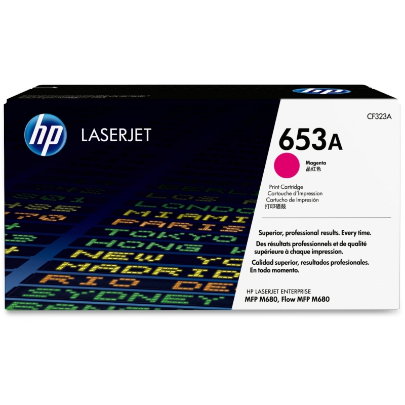 HP Magenta Original LaserJet Toner Cartridge CF323A HEWCF323A 653A