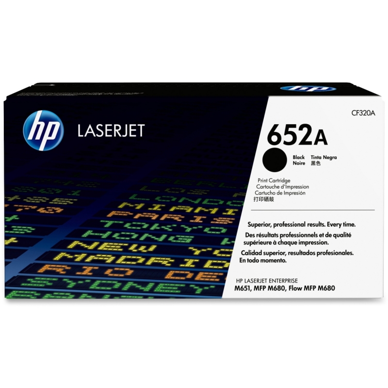 HP Black Original LaserJet Toner Cartridge CF320A HEWCF320A 652A