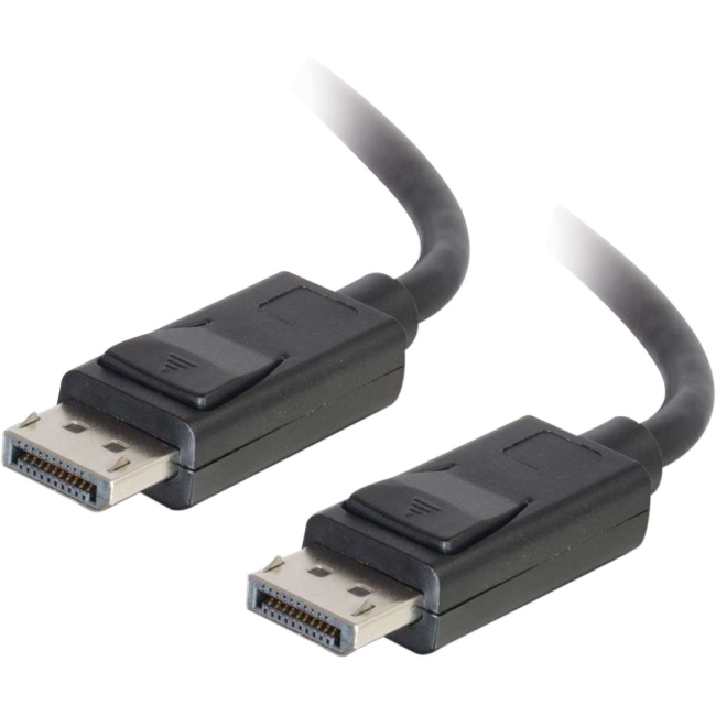 C2G 35ft DisplayPort Cable with Latches M/M - Black 54405